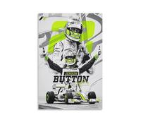 HIMGZXGWQ Jenson Button Poster Peinture décorative sur toile Art mural pour salon, chambre à coucher, art mural, impression d'image moderne, décoration de salle familiale, 30 x 45 cm