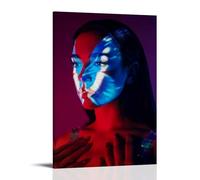 HIMGZXGWQ Pop Singer Dua Lipa Fanart Poster décoratif sur toile pour salon, chambre à coucher, art mural, impression photo, moderne, décoration de salle familiale, 20 x 30 cm