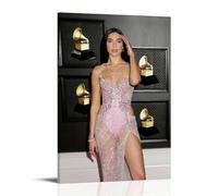 HIMGZXGWQ Poster Singer Dua Lipa Hot Art - Peinture décorative sur toile - Pour salon, chambre à coucher, chambre à coucher - Impression photo moderne - Décoration de salle familiale - 30 x 45 cm