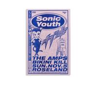 HIMGZXGWQ Sonic_youth Poster d'art Peinture décorative sur toile pour salon, chambre à coucher, art mural, impression d'image moderne, décoration de salle familiale, 40 x 60 cm