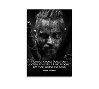 HIMGZXGWQ Vikings Citations Poster Peinture décorative sur toile Art mural pour salon, chambre à coucher, art mural, impression d'image moderne, décoration de salle familiale, 30 x 45 cm