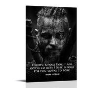 HIMGZXGWQ Vikings Citations Poster Peinture décorative sur toile Art mural pour salon, chambre à coucher, art mural, impression d'image moderne, décoration de salle familiale, 20 x 30 cm