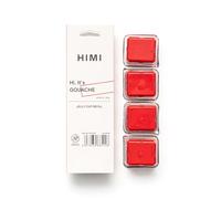 HIMI Lot de 4 recharges de peinture gouache pour pots de gelée, 30 g, peinture monochrome pour artistes et peintres amateurs, design unique en pigment riche, ne se décolore pas - Fournitures d'art