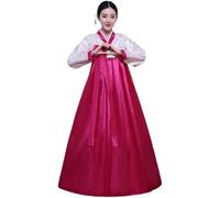 HIMKSRE Robe Hanbok coréenne for femme, Costume de danse folklorique coréenne, Costumes traditionnels coréens(L)