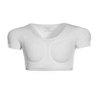 HIMKSRE T-Shirt Faux Muscle for Homme, sous-vêtement Court avec Fausses épaules et Rembourrage Amovible(M)