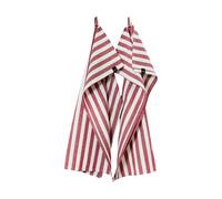 Himla Torchons Bretagne 50x70 cm. lot de 2 Deep red