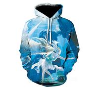 Himlaya Sweat à Capuche Unisexe, Douze Constellations 3D Hoodie Manches Longues Homme Femme Sweat Capuche avec Poches Adulte Manteau de Sport Automne Hiver Tops Pullover (Capricorne,XL)