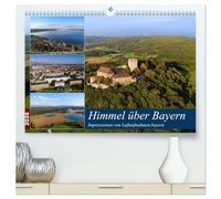Himmel über Bayern (hochwertiger Premium Wandkalender 2026 DIN A2 quer), Kunstdruck in Hochglanz: Luftaufnahmen aus dem Freistaat Bayern