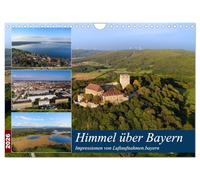 Himmel über Bayern (Wandkalender 2026 DIN A4 quer), CALVENDO Monatskalender: Luftaufnahmen aus dem Freistaat Bayern