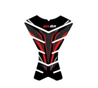 HIMNIL moulures décoratives Moto Autocollant Emblème Protection Réservoir Pad Decal Fishbone Réservoir Pad pour Kawasaki ER6N ER-6N Réservoir Toutes Les Années (Color : 8 Red)