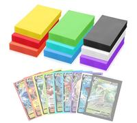 HIMOMO 450 transparentes Pochettes pour Cartes, Sleeve Carte Couleur, Protection Protege Carte, pour MTG, Cartes de Change(66 x 91 mm)