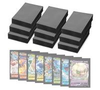 HIMOMO 450 transparentes Pochettes pour Cartes, Sleeve Carte Noir, Protection Protege Carte, pour MTG, Cartes de Change(66 x 91 mm)