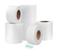 HIMOMO Ruban Fibre de Verre Adhesif, Ruban adhésif quadrillé, Ruban à Mailles en Fibre de Verre, Bande a joint Pour le remplissage et la réparation des fissures (3 tailles:5/10 /20 cm x 20 m)