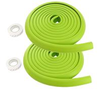 HIMRY 10 Mètre Rouleau en Mousse Anti Choc Protecteurs Bords de Table, L-Forme Rouleau Mousse Bord Protecteur, Anti-Crash Protection sur Bords De Table, 2x5m, Vert KXD7000 Green