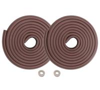 HIMRY 10 Mètre Rouleau en Mousse Anti Choc Protecteurs Bords de Table, L-Forme Rouleau Mousse Bord Protecteur, Anti-Crash Protection sur Bords De Table, 2x5m, Brun KXD7000 Brown