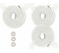 HIMRY 15 Mètre Rouleau en Mousse + 24 Coins | Anti Choc Protecteurs Bords et Coins de Table, L-Forme Rouleau Mousse Bords Protecteur & Coins Protecteur, 3x5m, Off Blanc KXD7000-Set Off White