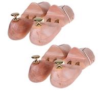 HIMRY 2 Paires | Embauchoirs Sabots Chaussures civière, Embauchoirs en Bois Naturel, Réglable Chaussures en Forme, Taille 41/42, Taille 41, Taille 42, KXB6000-41-2P