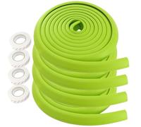 HIMRY 20 Mètre Rouleau en Mousse Anti Choc Protecteurs Bords de Table, L-Forme Rouleau Mousse Bord Protecteur, Anti-Crash Protection sur Bords De Table, 4x5m, Vert KXD7000 Green