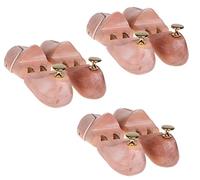 HIMRY 3 Paires | Embauchoirs Sabots Chaussures civière, Embauchoirs en Bois Naturel, Réglable Chaussures en Forme, Taille 45/46, Taille 45, Taille 46, KXB6000-45-3P