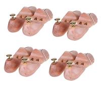 HIMRY 4 Paires | Embauchoirs Sabots Chaussures civière, Embauchoirs en Bois Naturel, Réglable Chaussures en Forme, Taille 45/46, Taille 45, Taille 46, KXB6000-45-4P