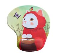 HIMRY Design Tapis de Souris Repose-Poignets Gel, Gel Mouse Pad Tapis de Souris avec Repose-Poignets, KXC5100 redcat