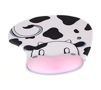 HIMRY Repose-Poignet avec Gel, Gel Mouse Pad Tapis avec Motif Cartoon Style Poignet Gel Mouse Pad Tapis de Souris Motif Animal, Vache laitière KXC5100 Deir ycow