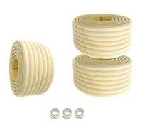 HIMRY Universel Rouleau de Mousse, 600cm x 80mm, Epaissir Mousse Antichoc Sécurité pour Bébé Kits, Enfants sécurité Anti-Crash, Tout Usage sécurité de bébé Protecteur. 3x2m, Ivoire, KXD7002 Ivory