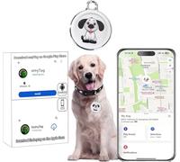 HIMS Collier de suivi GPS pour chats/chiens/chat - Tracker de localisation GPS leader sur le marché | Pas de charge nécessaire | Pas de frais mensuels | Étanche | Fonctionne avec n'importe quel