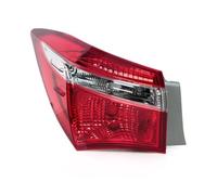 Himwqfuh Feux Arrières Pour Toyota Pour Corolla 2014-2018 Feu Arrière Avec Clignotant, Stop Et Témoin D'avertissement 8159102570 Feu Arrière Voiture(Outside Left,Without LED)