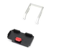 Himwqfuh Moto Support Guidon pour BMW pour R1300GS pour Adventure GS1300 2023-2025 Support De Téléphone GPS Moto Noir Argent(Silver Set)