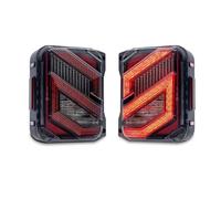 Himwqfuh Pour Jeep Pour Wrangler JK 2007-2018 Feux Arrière À LED 30 W Feu De Freinage De Recul Et De Circulation Diurne Feux Arrière Voiture(Clear Lens,US Version)