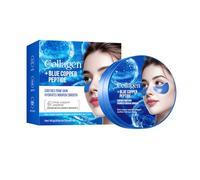 Hinapan 30 paires Patchs pour les Yeux au Peptide de Cuivre Bleu, Masque Hydrogel Anti-Rides et Anti-Cernes, Soin Hydratant et Raffermissant, Pour un Regard Rafraîchi et Repulpé