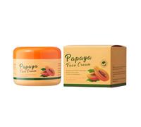 Hinapan Crème Hydratante Visage à l'Extrait de Papaye 80g, Soin Éclat Quotidien, Améliore le Teint Terne, Réduit la Déperdition d'Eau, Pour une Peau Douce, Lisse et Lumineuse