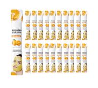 Hinapan Masque Argile Éclat Vitamin C 20x8g, Soin Illuminant et Purifiant, Nettoie les Pores en Profondeur, Unifie le Teint et Atténue les Taches, Peau Lumineuse et Douce