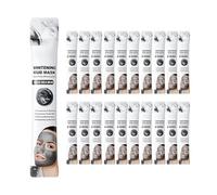 Hinapan Masque Argile Visage Mer Morte 20x8g, Masque Argile Purifiant Mer Morte, Masque Visage Éclaircissant, Unifie le Teint, Peau Douce et Zéro Brillance