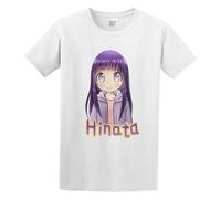 Hinata Hyuga 2 Pure Cotton Outdoor Sports Competition Splash Ink Assemble T-Shirt White S