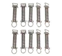 HINAYOSAN 1/4/10 pièces pour tente de camping avec boucle fixe, ressort de tension coupe-vent, tendeur de corde en acier inoxydable, boucle fixe, coupe-vent, accessoires de camping, clip réglable
