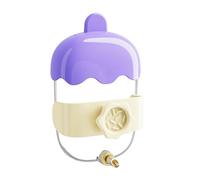 HINAYOSAN Abreuvoir automatique pour oiseaux et rongeurs - 360 ml - Étanche - Avec design transparent et facile - Distributeur d'eau automatique pour oiseaux