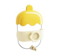 HINAYOSAN Abreuvoir automatique pour oiseaux et rongeurs - 360 ml - Étanche - Avec design transparent et facile - Distributeur d'eau automatique pour oiseaux