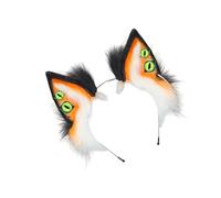 HINAYOSAN Bandeau mythique en peluche avec oreilles de personnage pour jeu de rôle - Accessoire pour jeux de rôle, fêtes masquées - Collecteur de costumes Cthulhu - Accessoires de costume d'Halloween
