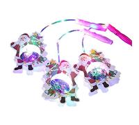 HINAYOSAN Bâton de sapin de Noël à LED - Jouet lumineux multifonction - Longue atmosphère de fête - Bâton pour mariage - Fée de Noël pour fille
