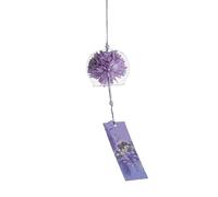 HINAYOSAN Beau carillon japonais en forme de fleur parfait pour les cours, balcons à l'intérieur avec son clair cloches et vent de fleur