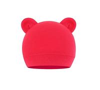 HINAYOSAN Bonnet pour nouveau-né, chapeau en coton chaud, chapeau d'hôpital pour bébé garçon et fille et intéressant qui ne tombe pas facilement, convient pour les bébés, les nouveau-nés, Rouge