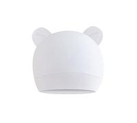 HINAYOSAN Bonnet pour nouveau-né, chapeau en coton chaud, chapeau d'hôpital pour bébé garçon et fille et intéressant qui ne tombe pas facilement, convient pour les bébés, les nouveau-nés, blanc