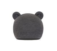 HINAYOSAN Bonnet pour nouveau-né, chapeau en coton chaud, chapeau d'hôpital pour bébé garçon et fille et intéressant qui ne tombe pas facilement, convient pour les bébés, les nouveau-nés, gris foncé