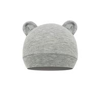 HINAYOSAN Bonnet pour nouveau-né, chapeau en coton chaud, chapeau d'hôpital pour bébé garçon et fille et intéressant qui ne tombe pas facilement, convient pour les bébés, les nouveau-nés, gris, Taille