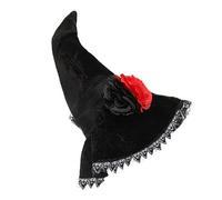 HINAYOSAN Chapeau de sorcière Faddish éternel pour Halloween - Personnalité pointue pour célébrations et spectacles d'Halloween - Costume polyvalent