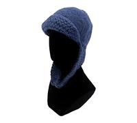 HINAYOSAN Chapeau de trappeur tricoté élastique tendance pour la protection des filles en tricot russe avec cache-oreilles pour l'hiver, Tibétain., Taille unique