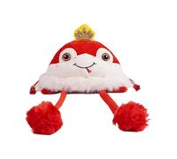 HINAYOSAN Chapeau d'hiver pour animal de compagnie, Nouvel An chinois, thème serpent, chapeau pour les fêtes de fin d'année, accessoire de tête de chien, chat, accessoire de tête de serpent pour le