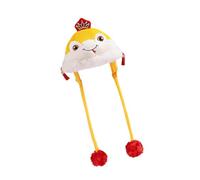 HINAYOSAN Chapeau d'hiver pour animal de compagnie, Nouvel An chinois, thème serpent, chapeau pour les fêtes de fin d'année, accessoire de tête de chien, chat, accessoire de tête de serpent pour le